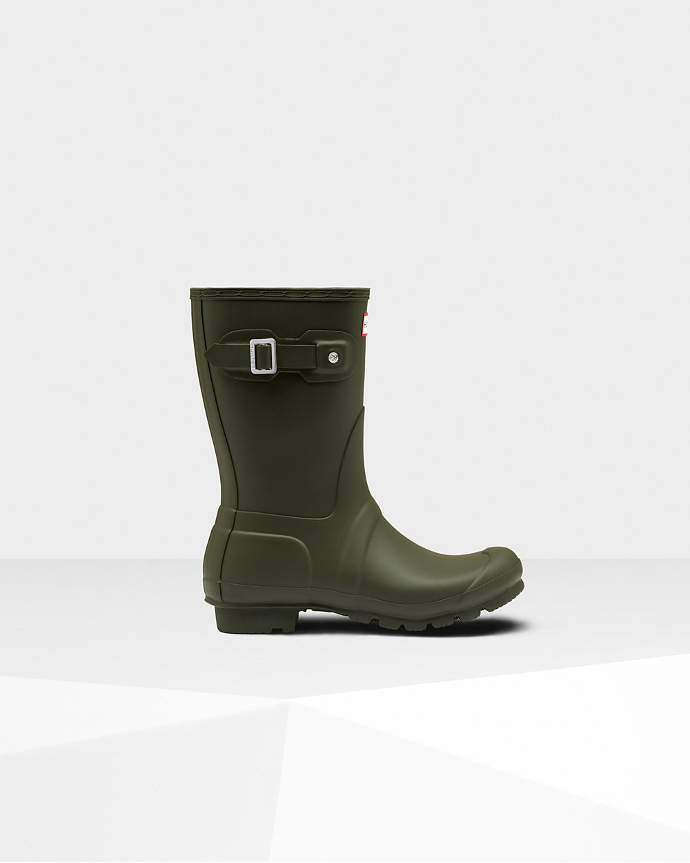 Botas De Cortas Hunter Mujer Verde Oscuro Oliva Original 730568-SLH